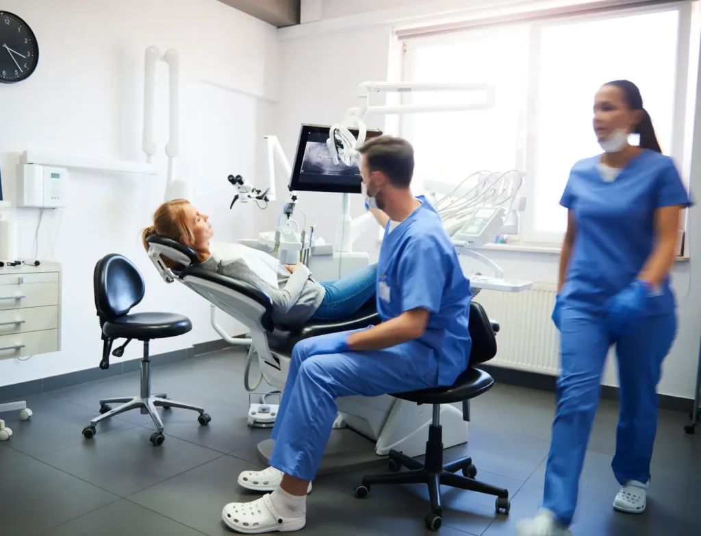 general dentistry going on in dental clinic of brisbane