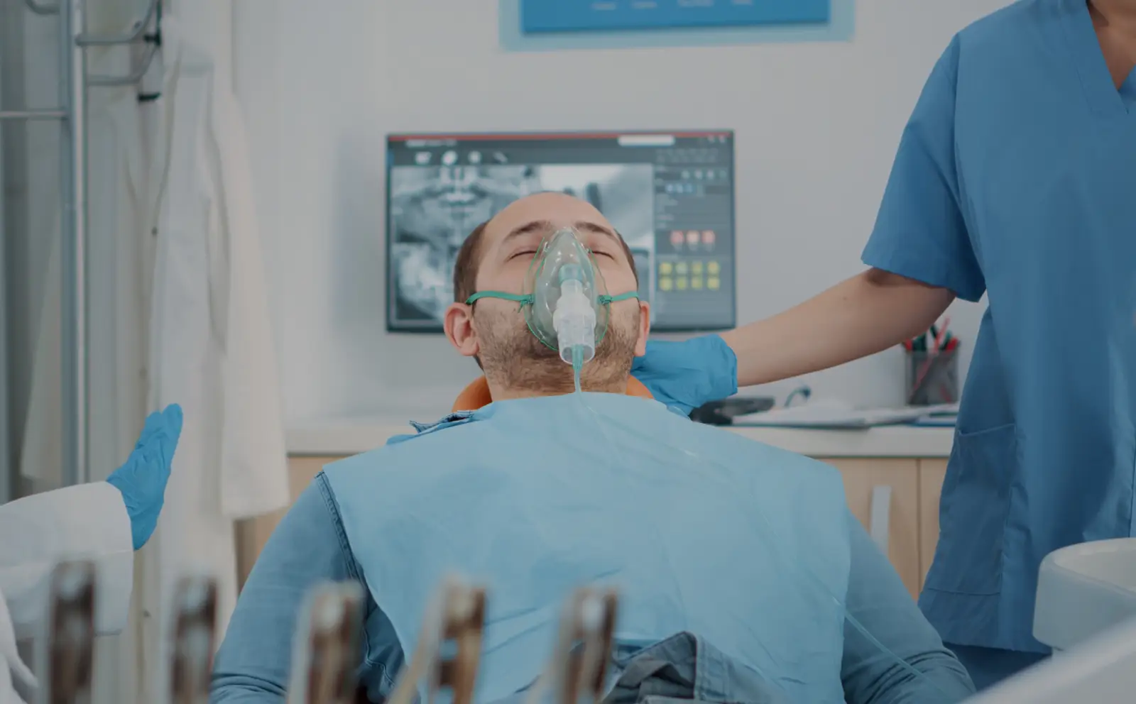 recieving anesthesia