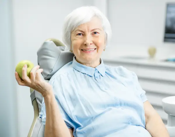 healthy dental patient