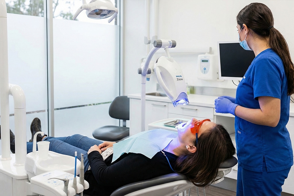 professional teeth whitening