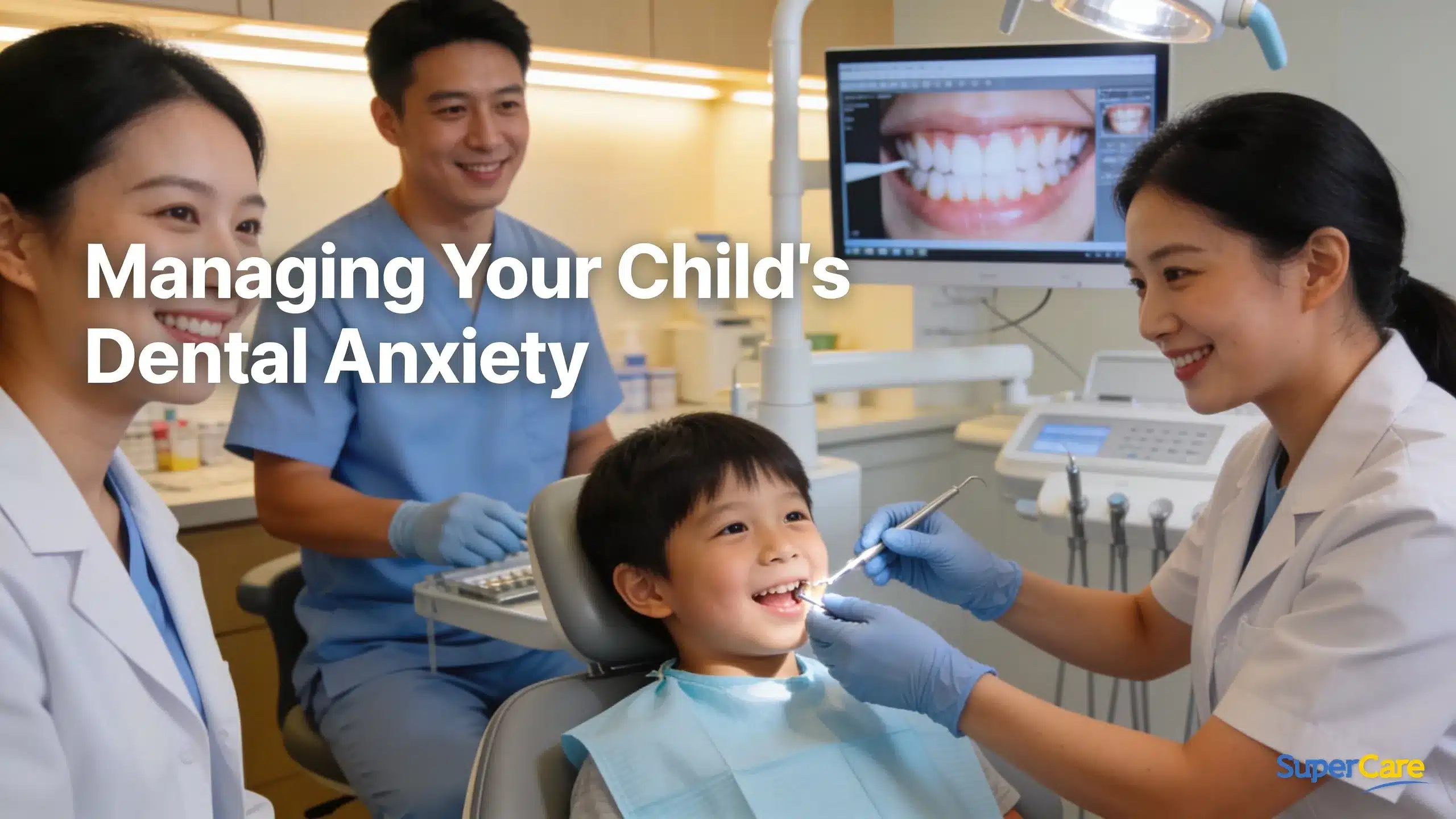 Dental anxiety in children is a state of apprehension about dental treatment, often coupled