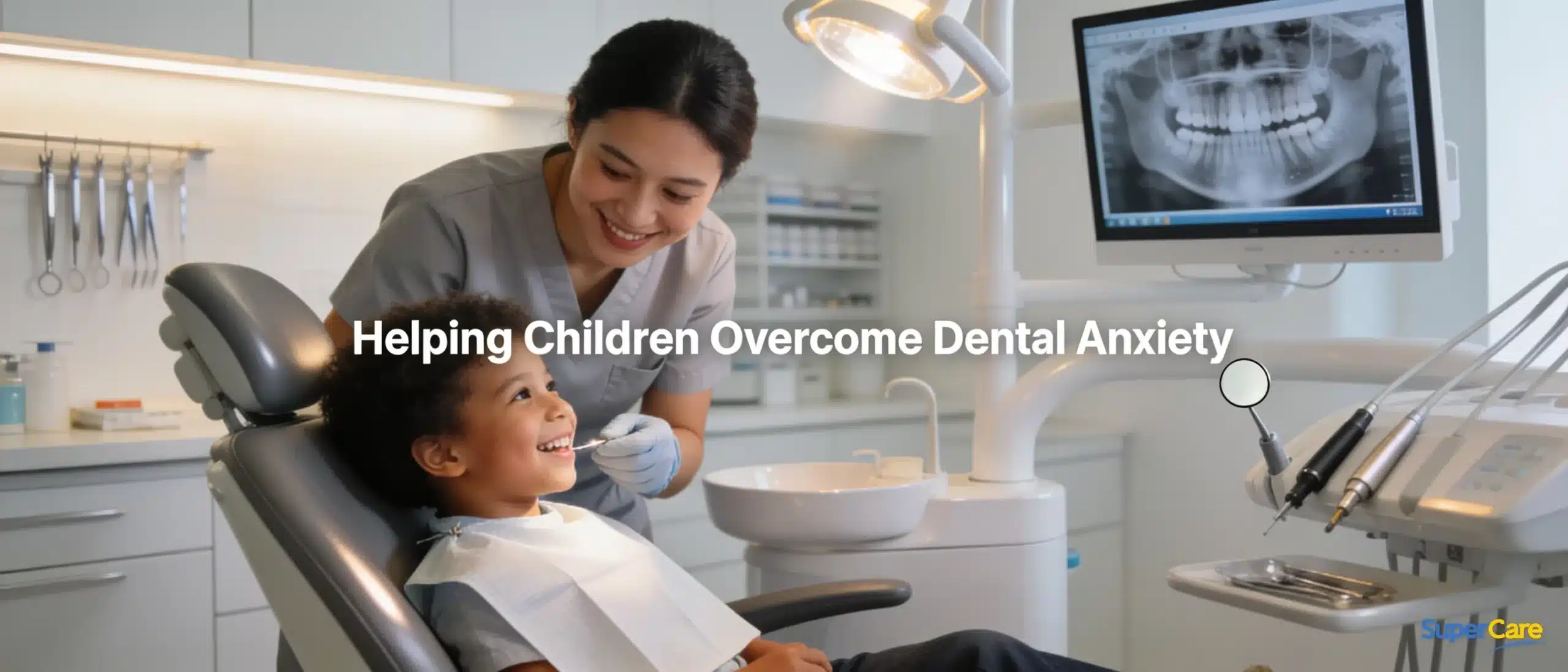 Dental anxiety in children can stem from fear of the unknown, past negative experiences