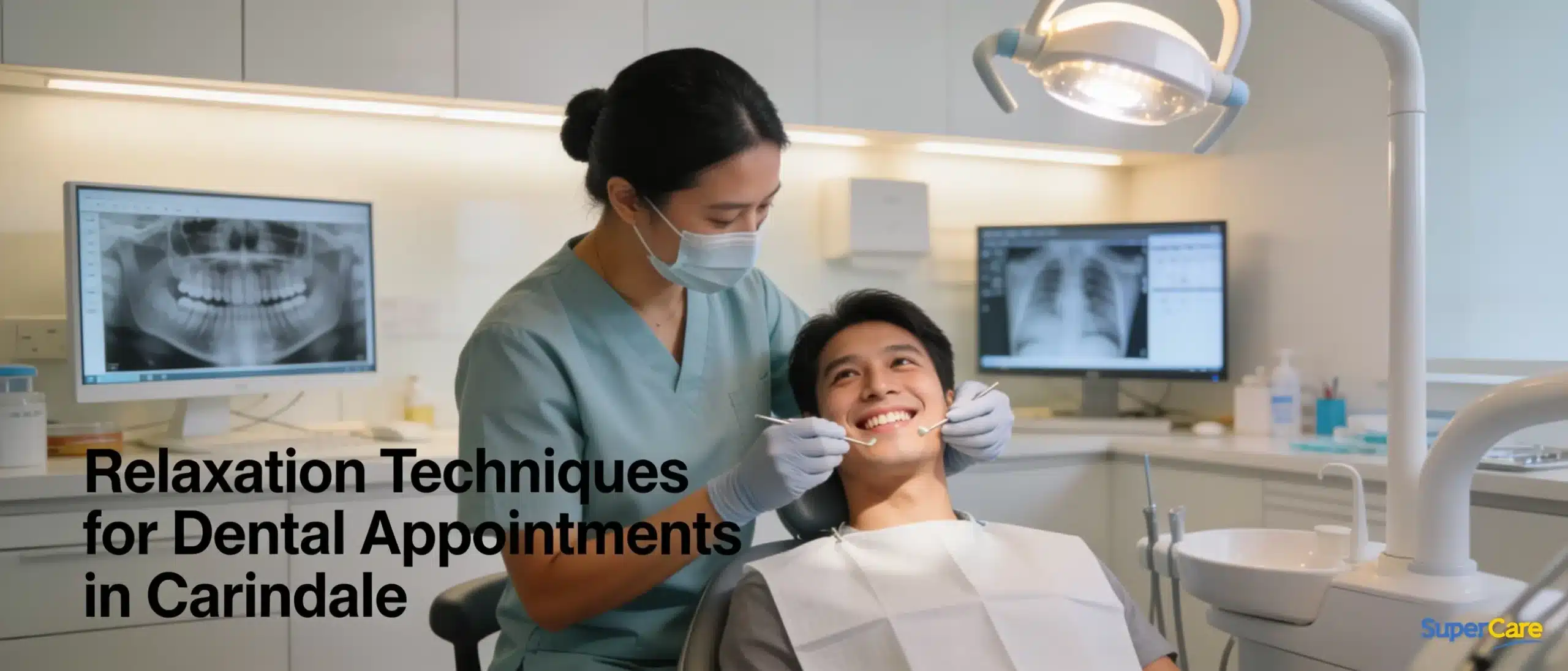 Dental anxiety triggers the body's fight-or-flight response, producing physical symptoms such as rapid heartbeat, sweating